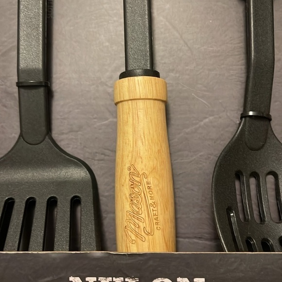 MASON CRAFT & MORE‎ 5 Pc Nylon Kitchen Tool & 5 Pc Cutting Board & textile set - Picture 4 of 10